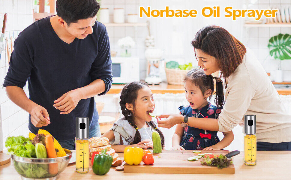 Olive Oil Sprayer Cooking BBQ Air Fryer Mister Spray Fine Bottle Kitchen