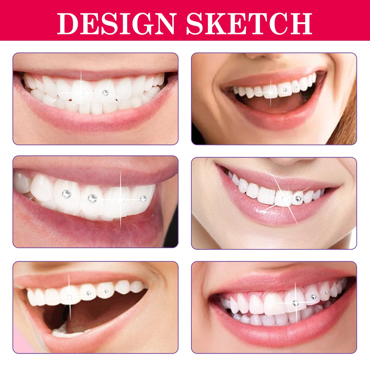 Tooth Gem Kit - Complete Teeth Gems Kit For DIY Tooth Decoration With Glue, Light, And Assorted Gems Perfect For Personalizing Your Smile, Tooth Art, And Cosmetic Teeth Enhancements