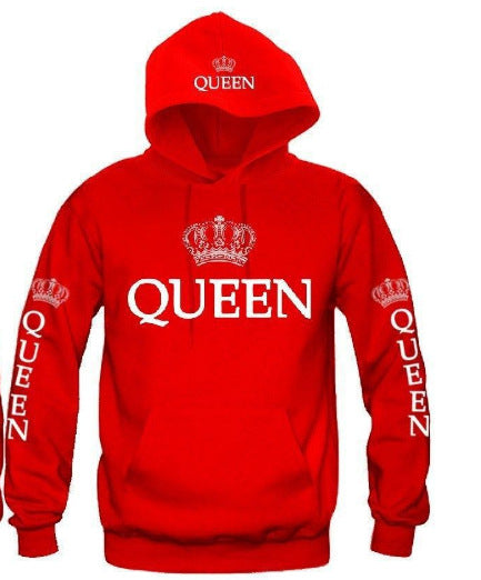 Blue King & Queen Hoodies