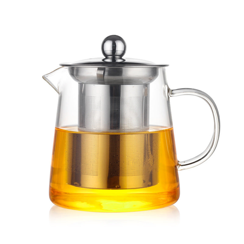 Flower Teapot Making Teapot Stainless Steel Filter Teapot Tea Set