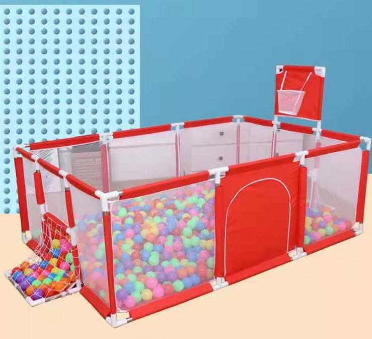 Children's fence baby basketball fence safety stainless steel playpen children's ball pit baby indoor playground baby park fence