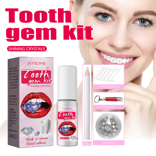 Tooth Gem Kit - Complete Teeth Gems Kit For DIY Tooth Decoration With Glue, Light, And Assorted Gems Perfect For Personalizing Your Smile, Tooth Art, And Cosmetic Teeth Enhancements